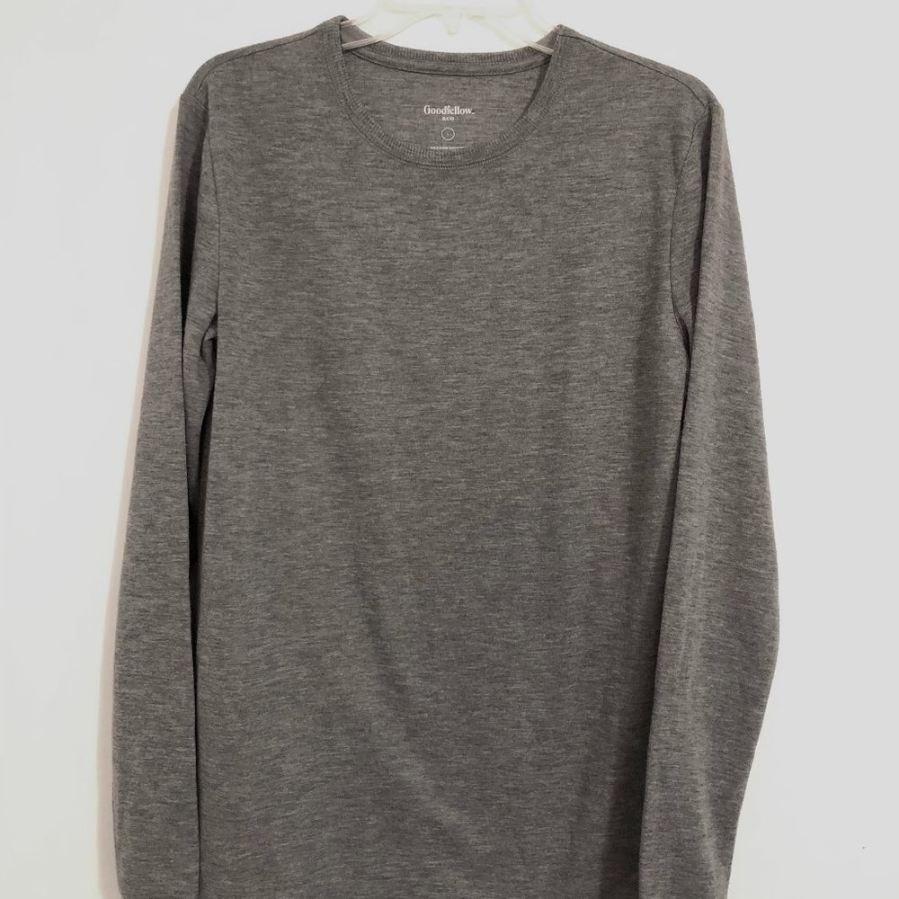Goodfellow Gray Pull-over Sweater, size L, slim fit